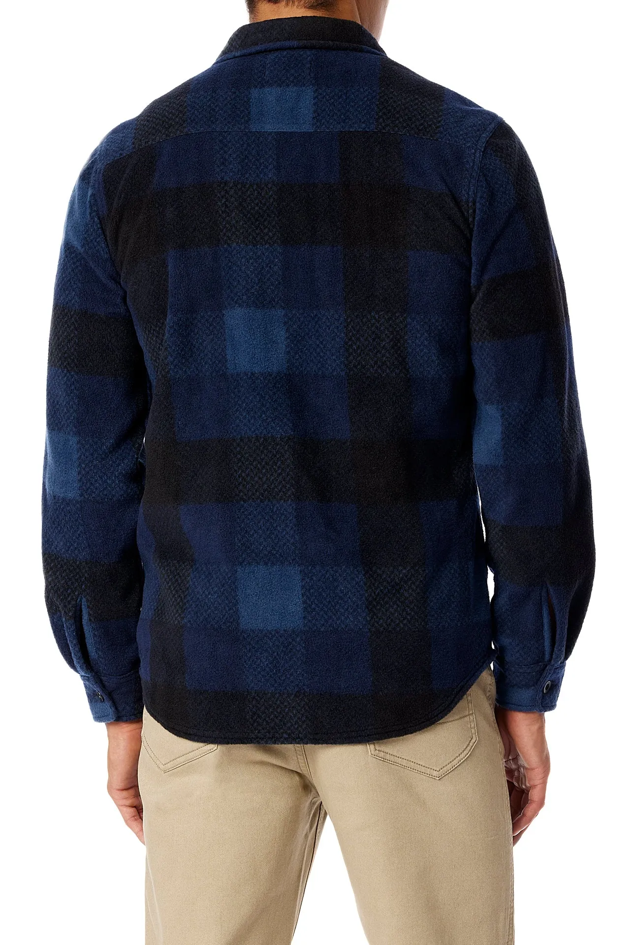 Olympus Plaid Microfleece Shirt Jacket sold by UNIONBAY product image thumbnail 3