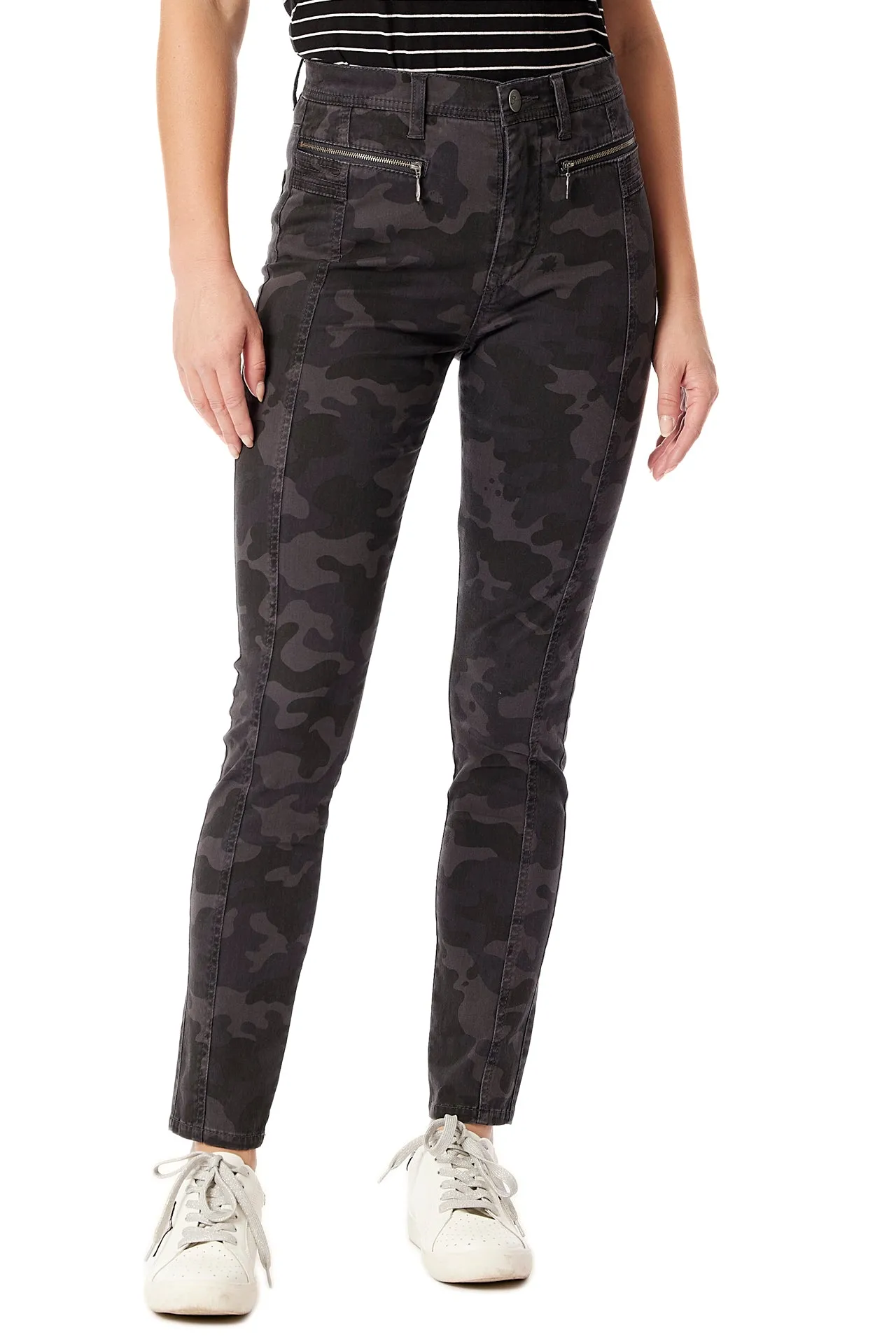 Caryl Moto Camo Skinny Pant sold by UNIONBAY