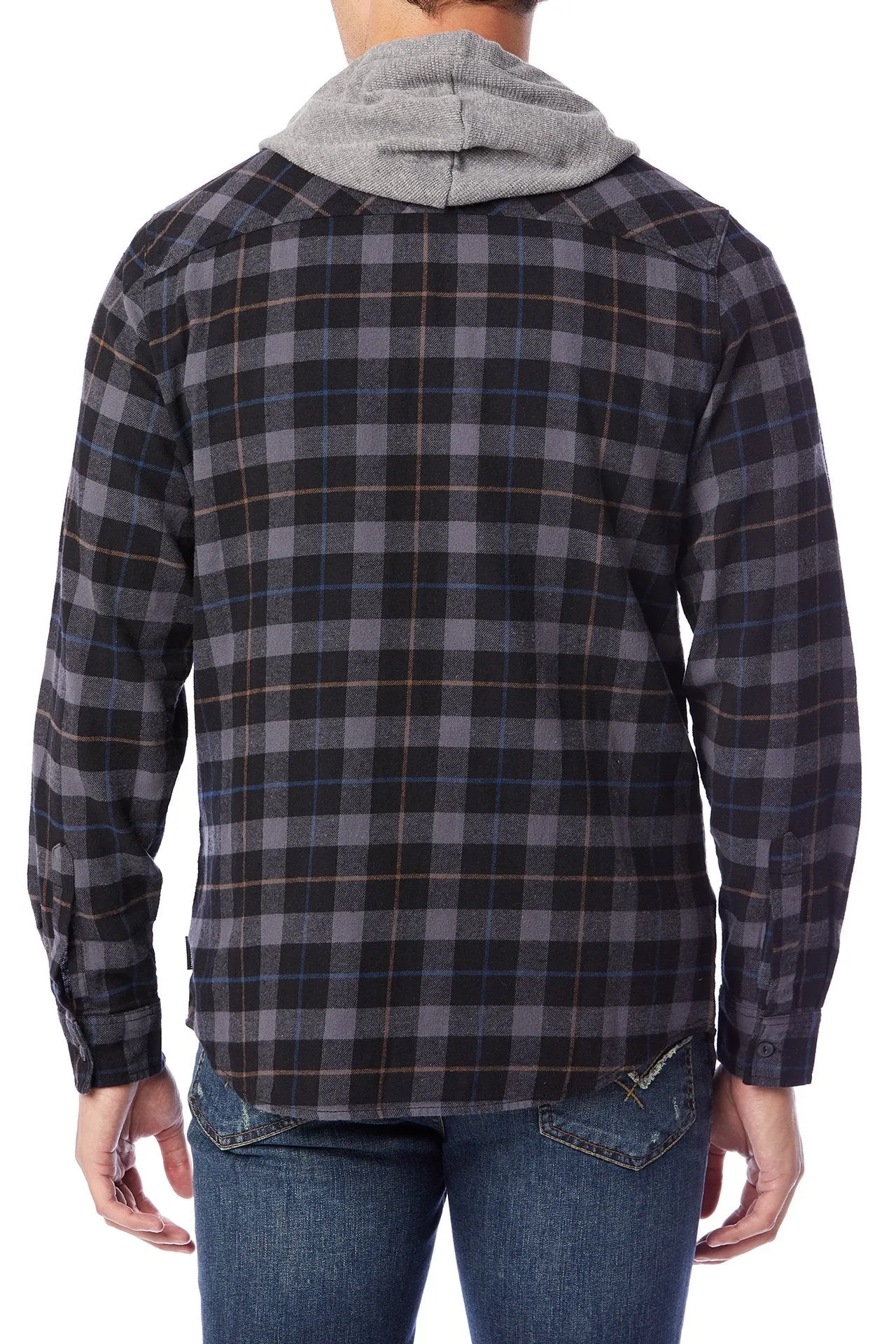 Switchback Flannel Hoodie sold by UNIONBAY product image thumbnail 3