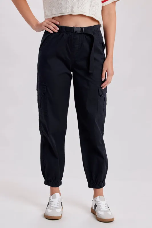 Vaughn Solid Web Belt Jogger sold by UNIONBAY