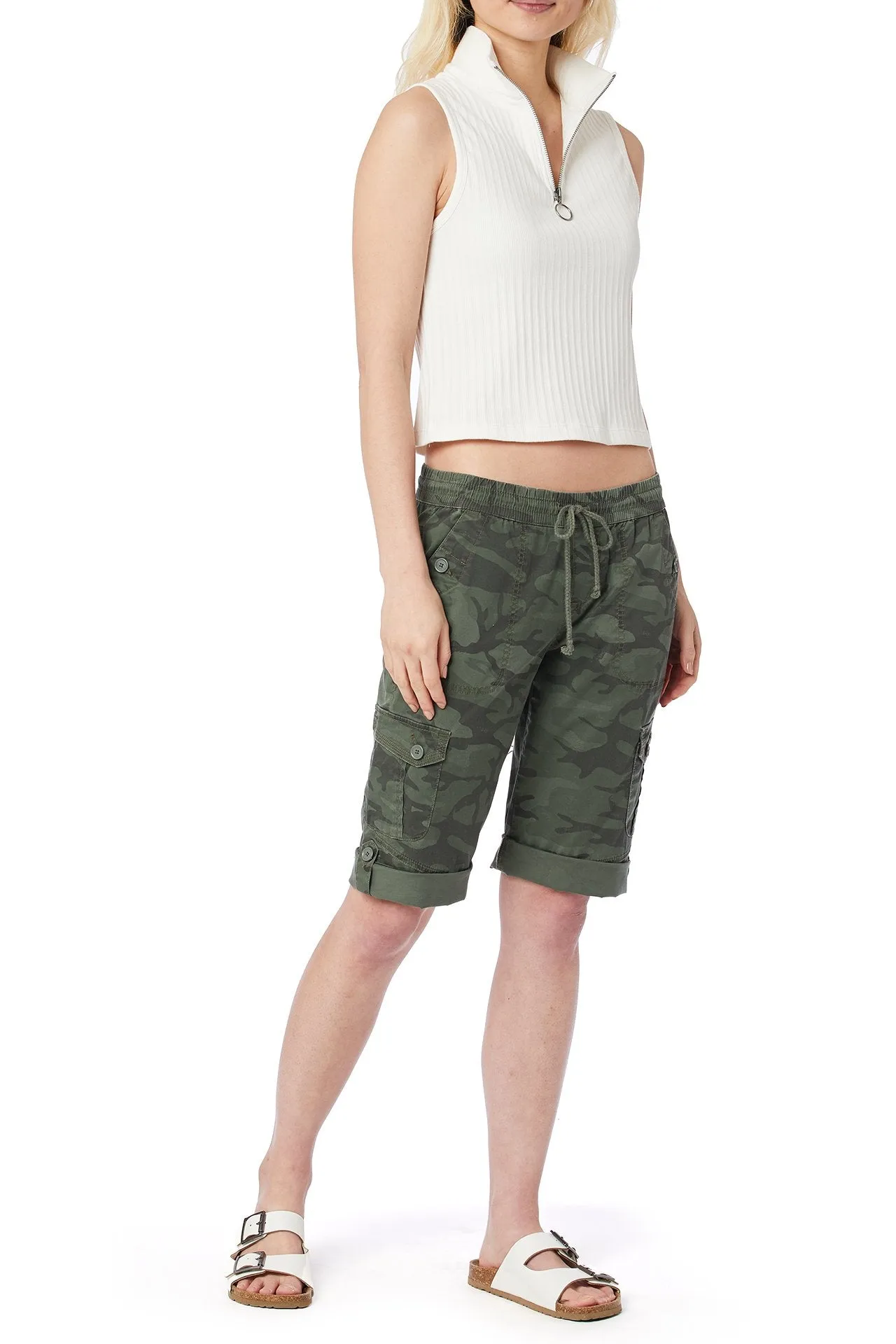 Matilda Camo Convertible Skimmer sold by UNIONBAY product image thumbnail 2