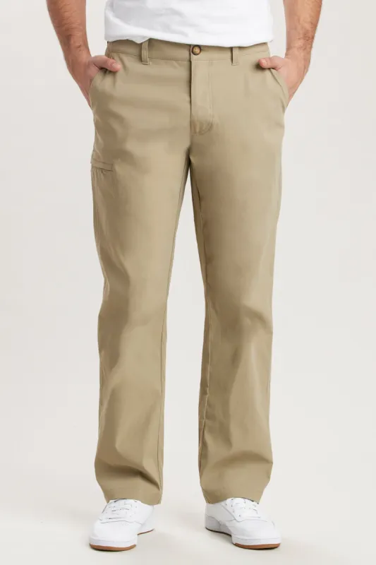 Rainier Men's Travel Tech Pants - Expandable Waist sold by UNIONBAY