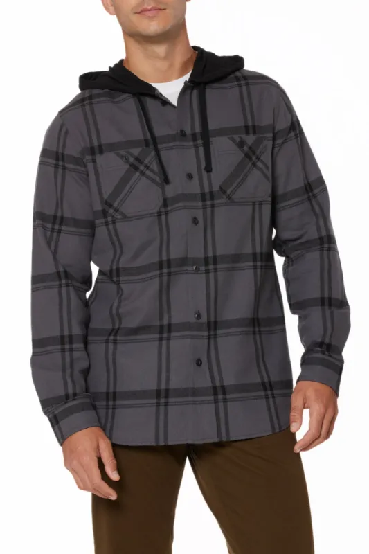 Switchback Flannel Hoodie sold by UNIONBAY
