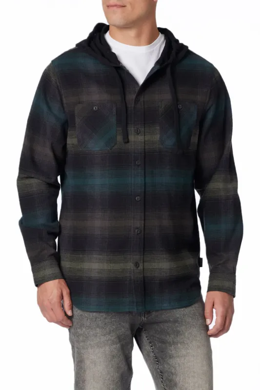Switchback Flannel Hoodie sold by UNIONBAY