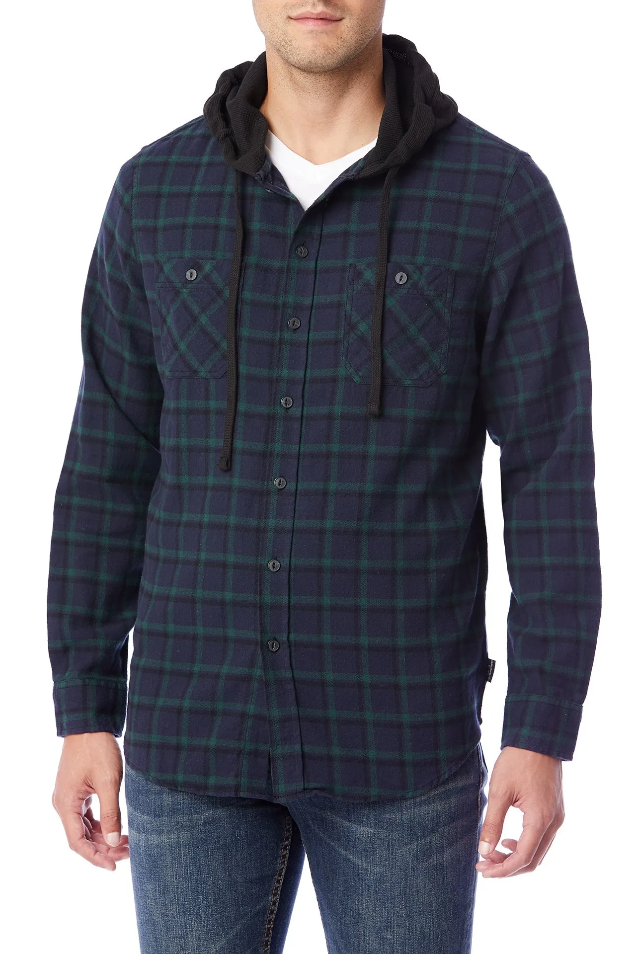 Switchback Flannel Hoodie sold by UNIONBAY
