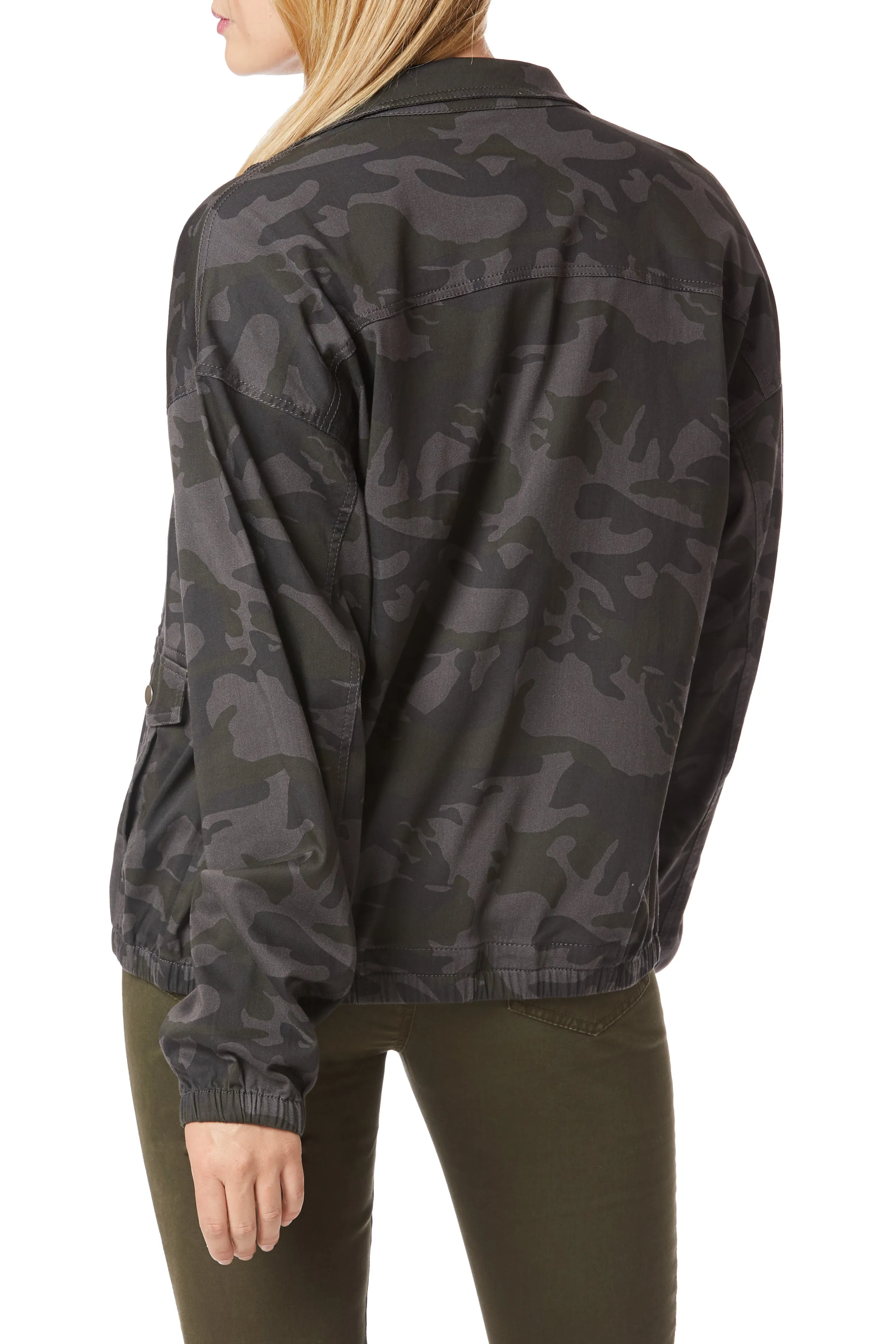 Edna Soft Sateen Camo Jacket sold by UNIONBAY product image thumbnail 3