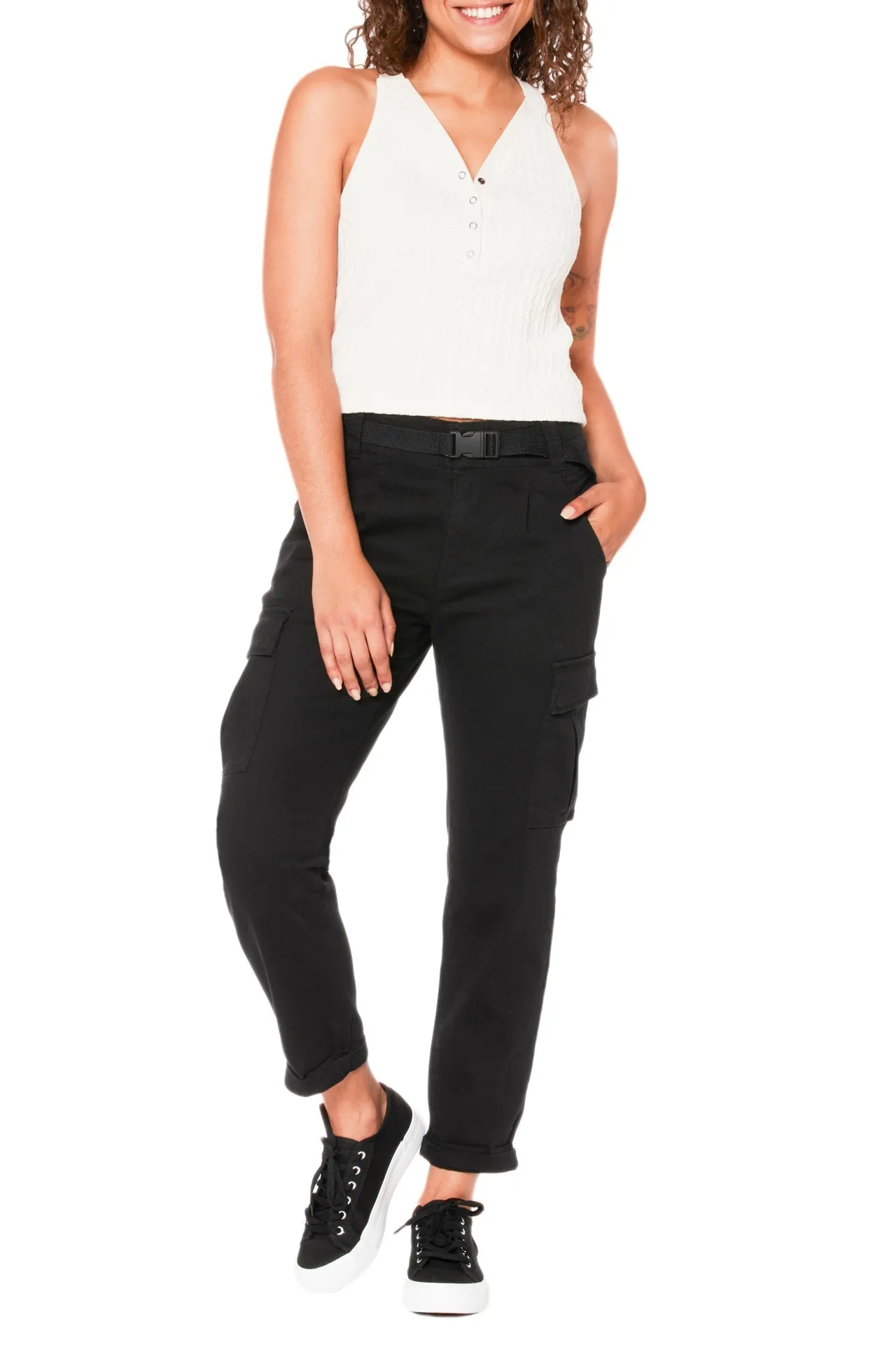 Jordana Belted Cargo Pant sold by UNIONBAY product image thumbnail 2