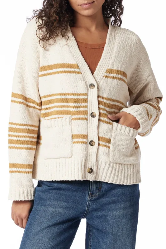 Stonewall Stripe Chenille Cardigan sold by UNIONBAY