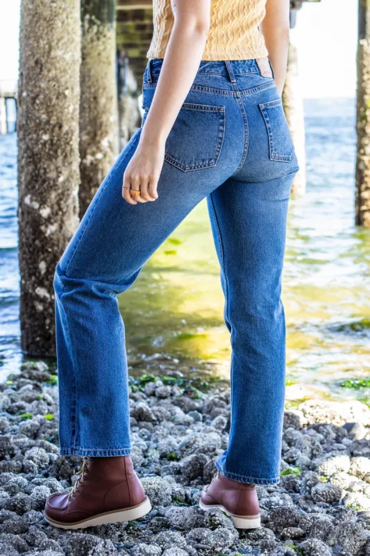 Lizzie Low-Rise Straight Jean sold by UNIONBAY