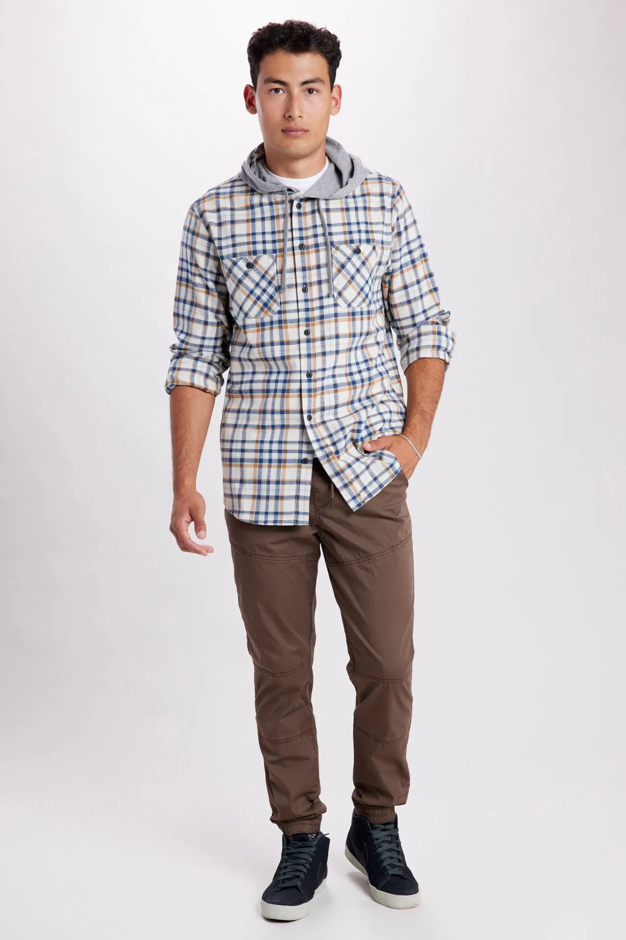 Switchback Flannel Hoodie sold by UNIONBAY product image thumbnail 2