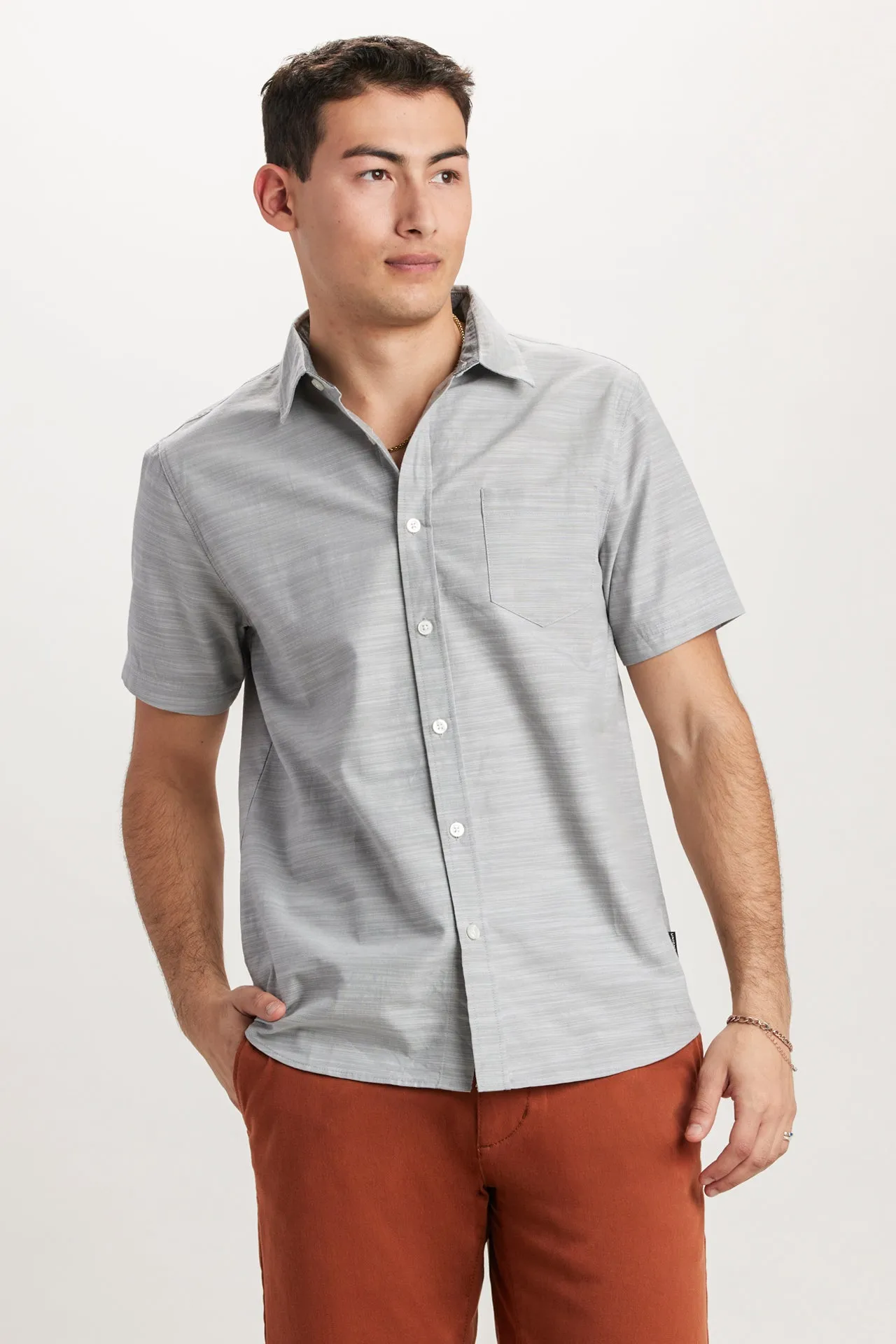 Wren Slub Button-Up Shirt sold by UNIONBAY