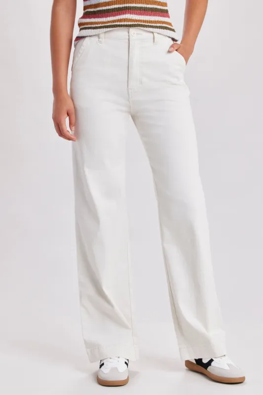 Cooper Twill Wide Leg Pant sold by UNIONBAY
