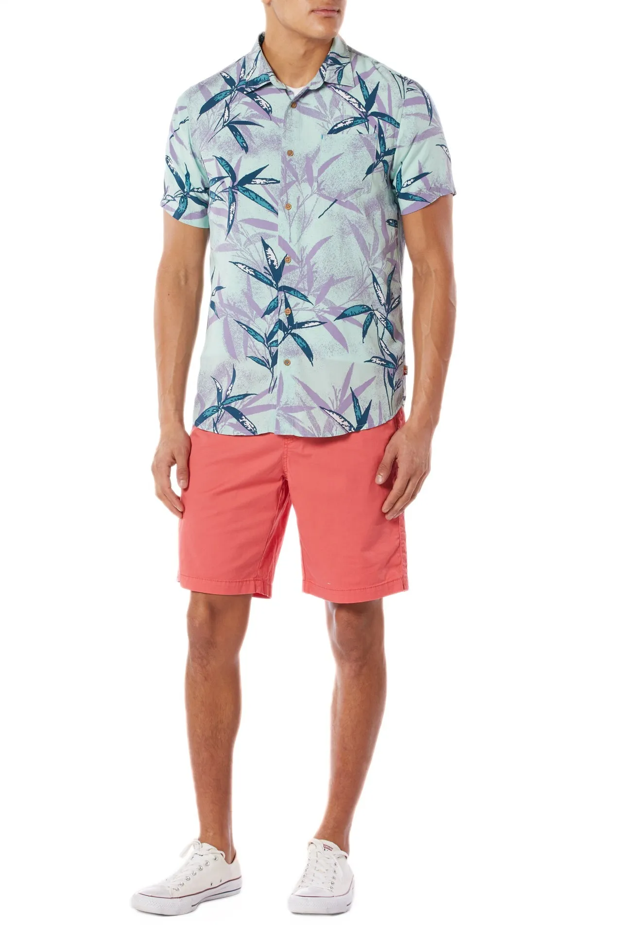 Poolside Rayon Button-Up Shirt sold by UNIONBAY product image thumbnail 2