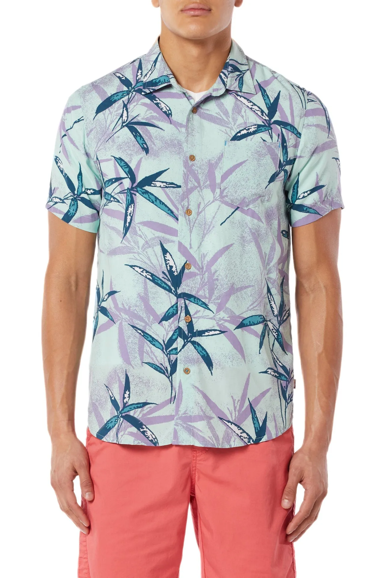 Poolside Rayon Button-Up Shirt sold by UNIONBAY