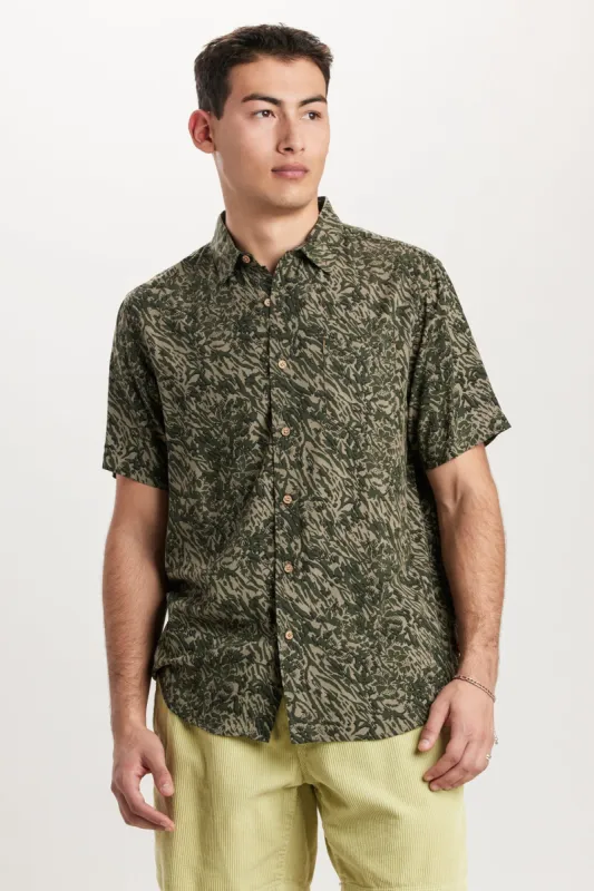 Poolside Rayon Button-Up Shirt made by UNIONBAY