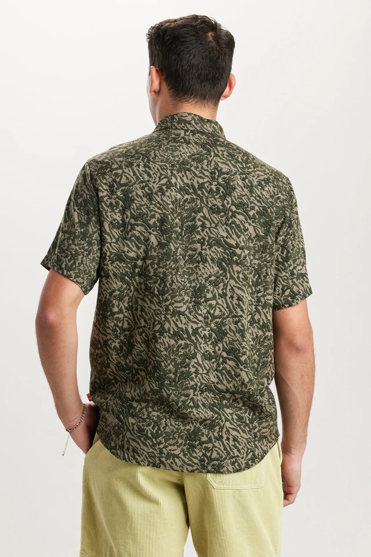 Poolside Rayon Button-Up Shirt sold by UNIONBAY product image thumbnail 3