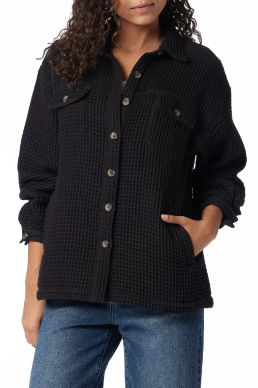 Milla Waffle Button-Up Shirt sold by UNIONBAY