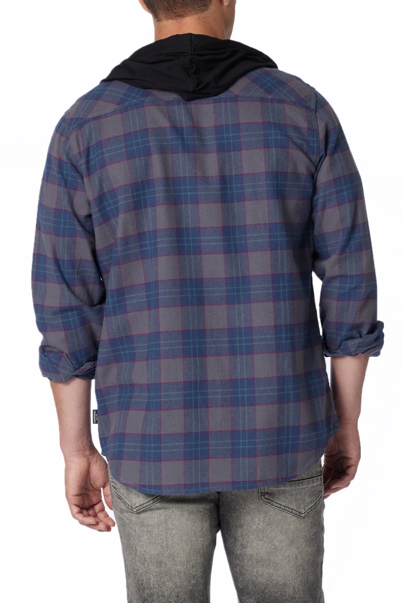 Switchback Flannel Hoodie sold by UNIONBAY product image thumbnail 3