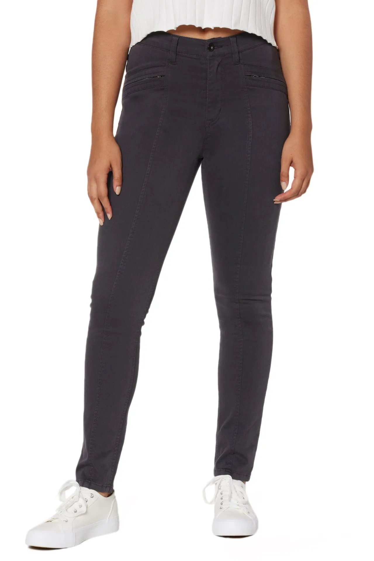 Zola Moto Skinny Zip Pant sold by UNIONBAY