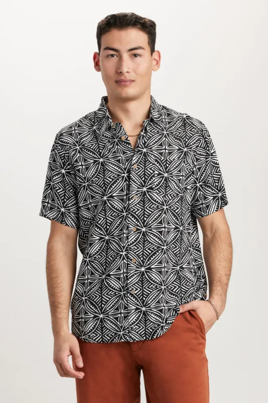 Poolside Rayon Button-Up Shirt sold by UNIONBAY