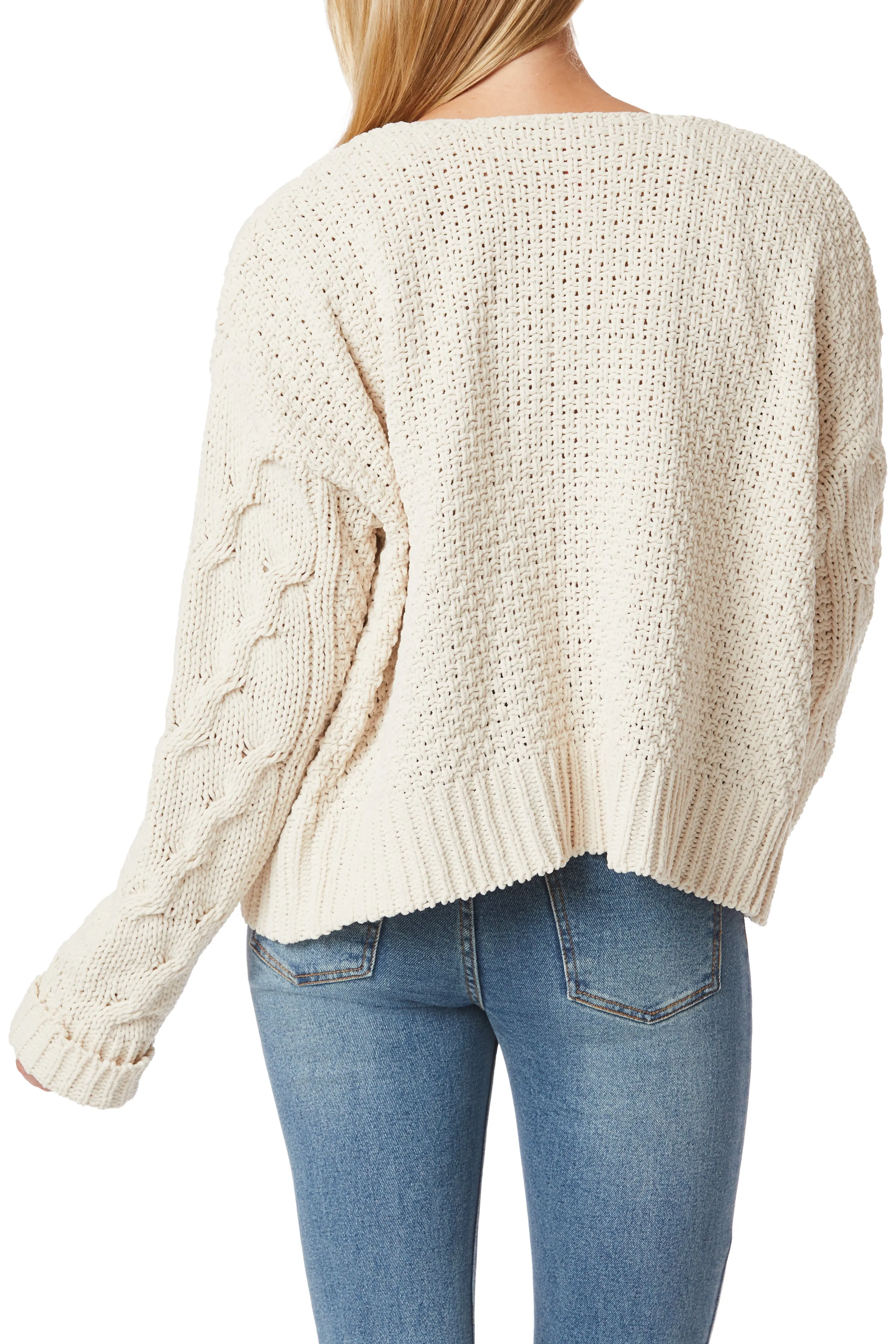 Chenille Cable Knit Cardigan sold by UNIONBAY product image thumbnail 3