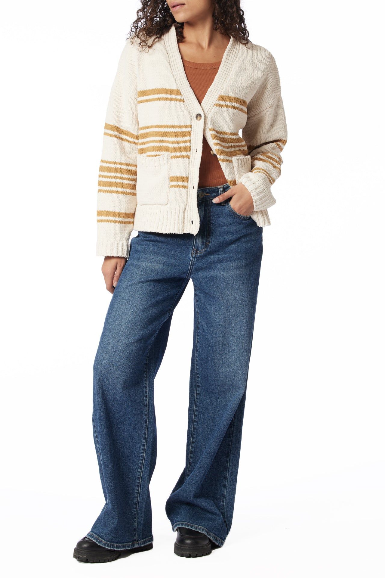 Stonewall Stripe Chenille Cardigan sold by UNIONBAY product image thumbnail 2