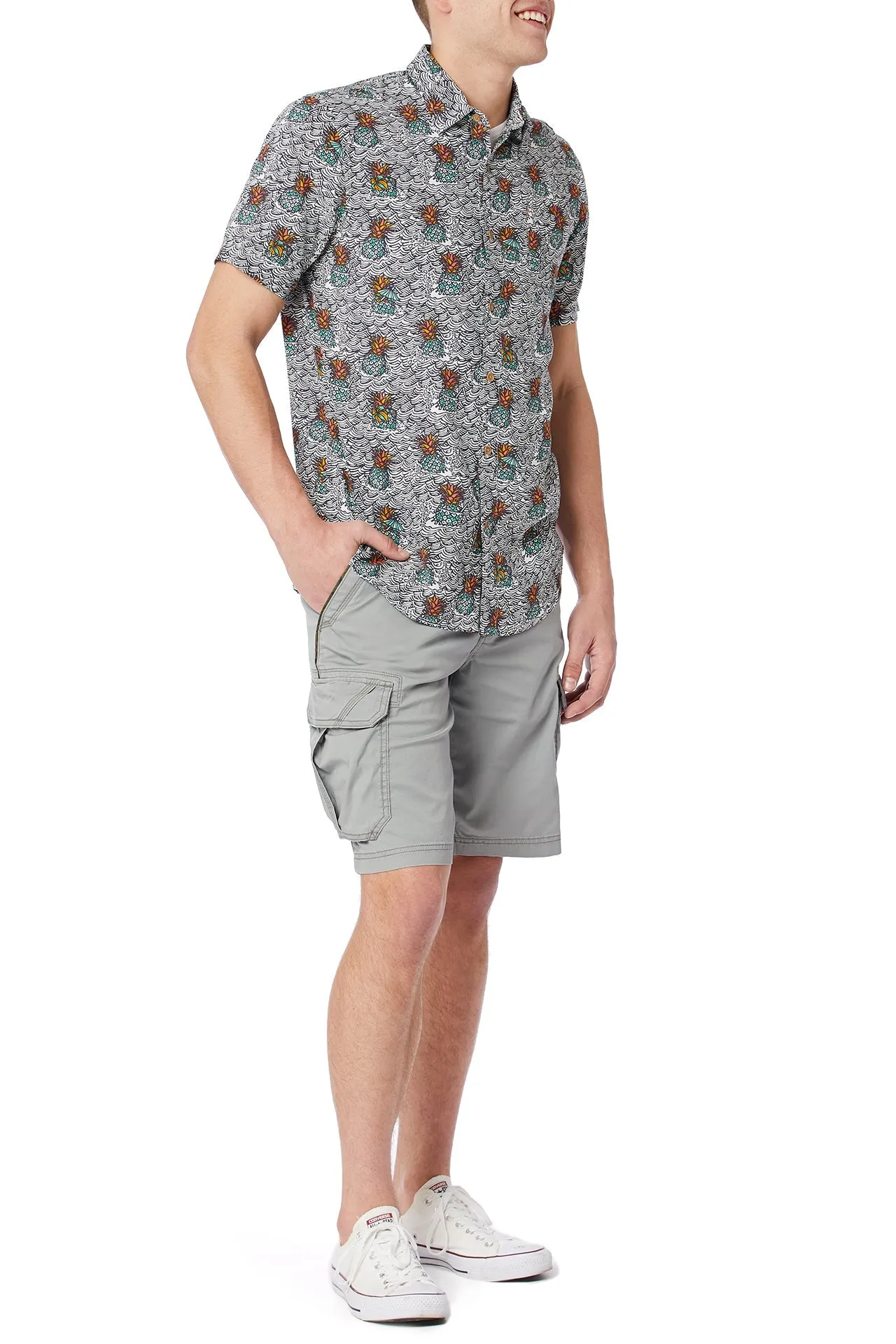 Poolside Rayon Button-Up Shirt sold by UNIONBAY product image thumbnail 2