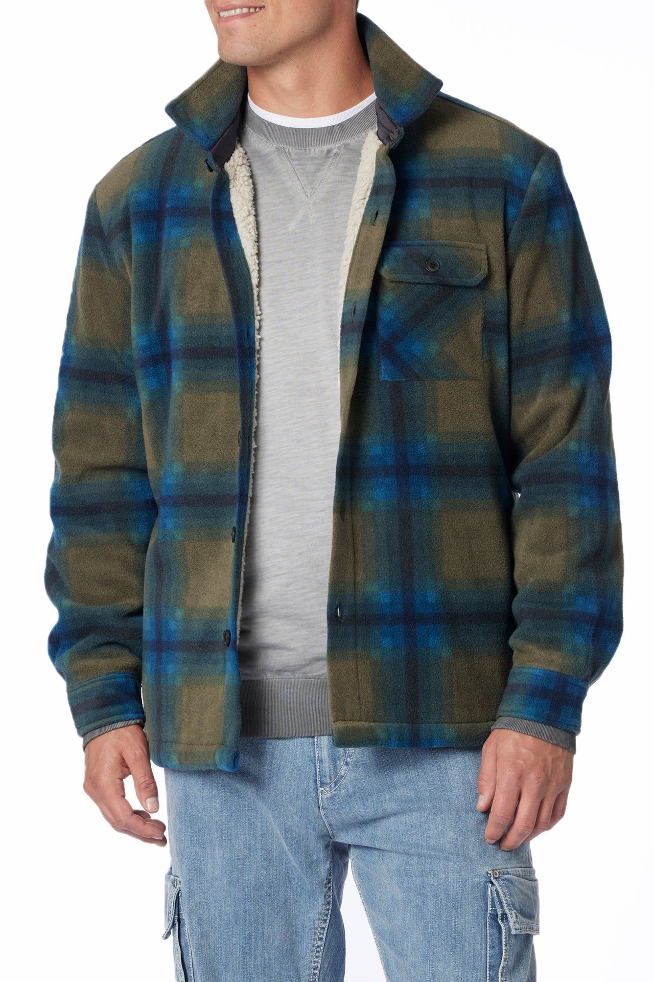 Woodsman Microfleece Shirt Jacket sold by UNIONBAY