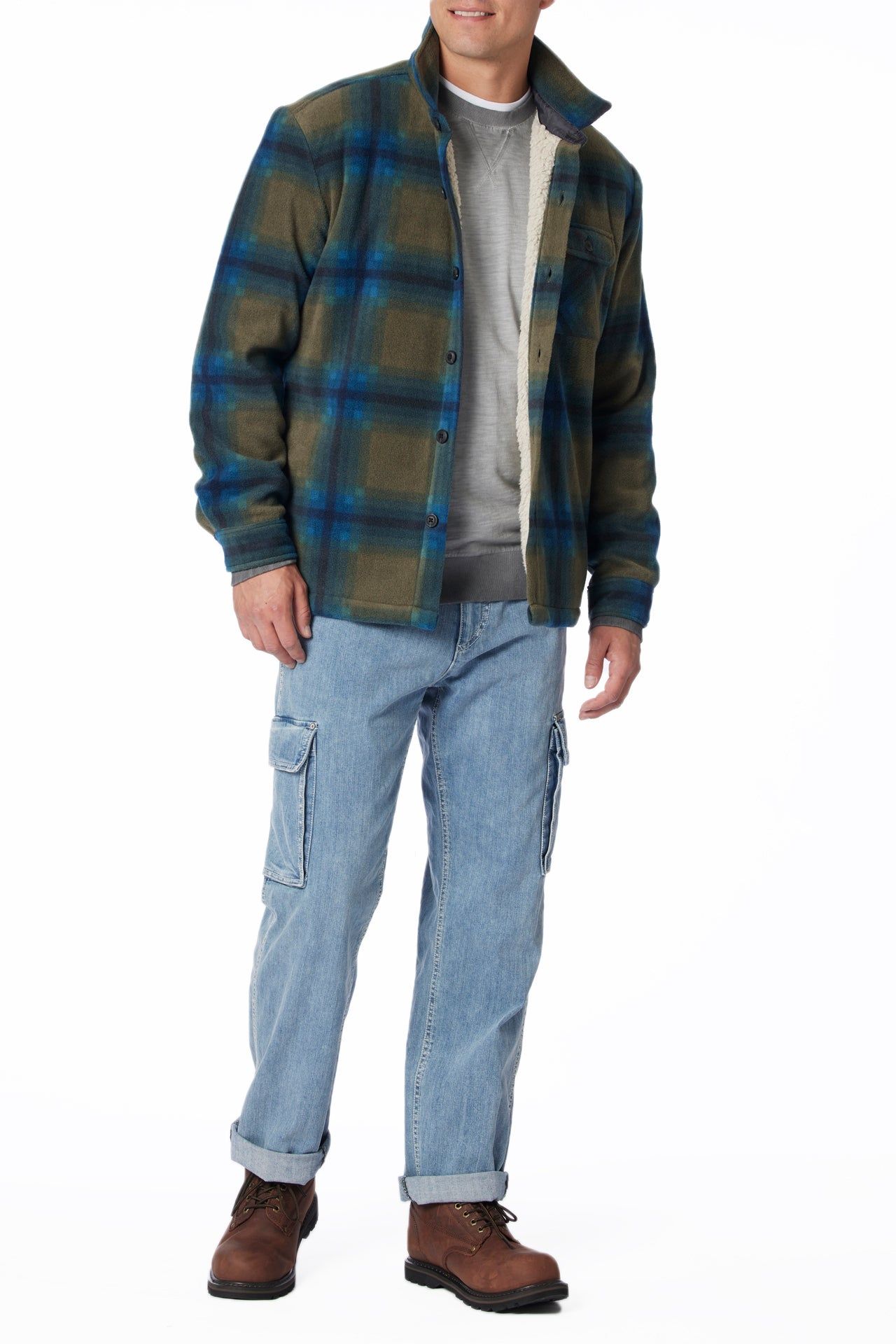 Woodsman Microfleece Shirt Jacket sold by UNIONBAY product image thumbnail 2
