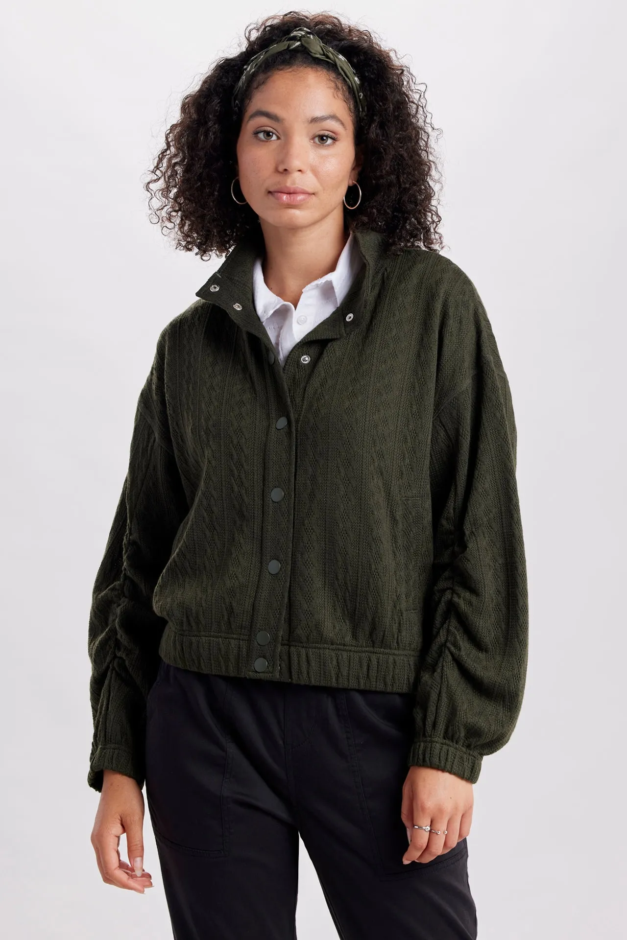 Skagit Cable Knit Jacket sold by UNIONBAY