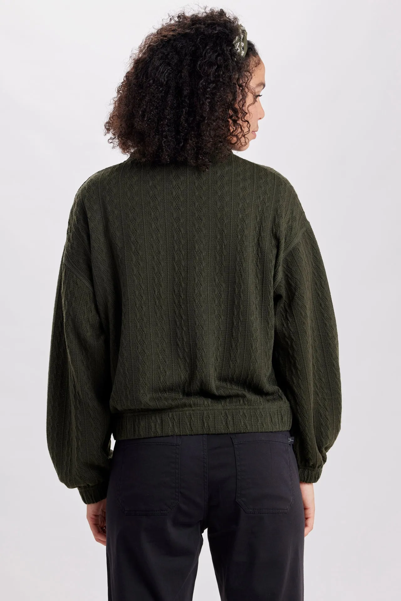 Skagit Cable Knit Jacket sold by UNIONBAY product image thumbnail 3