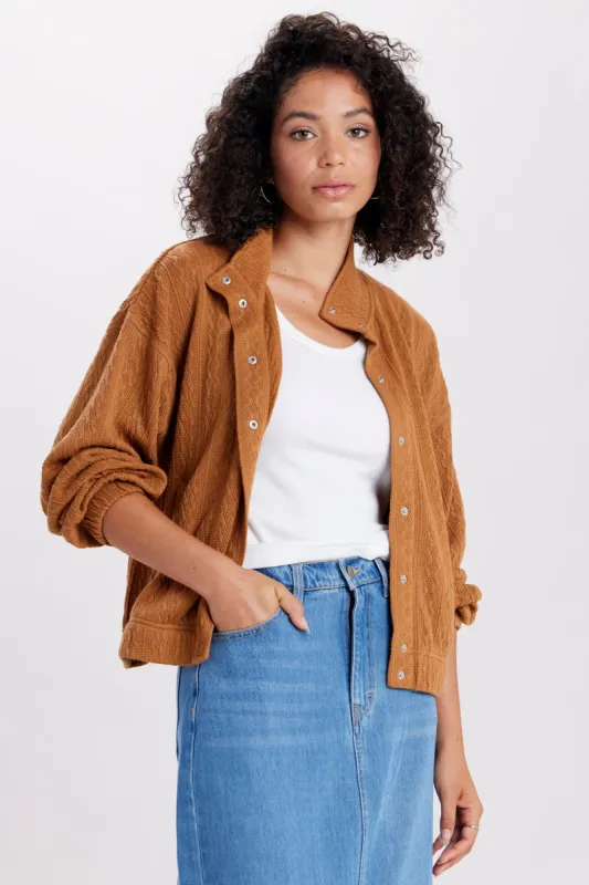 Skagit Cable Knit Jacket sold by UNIONBAY