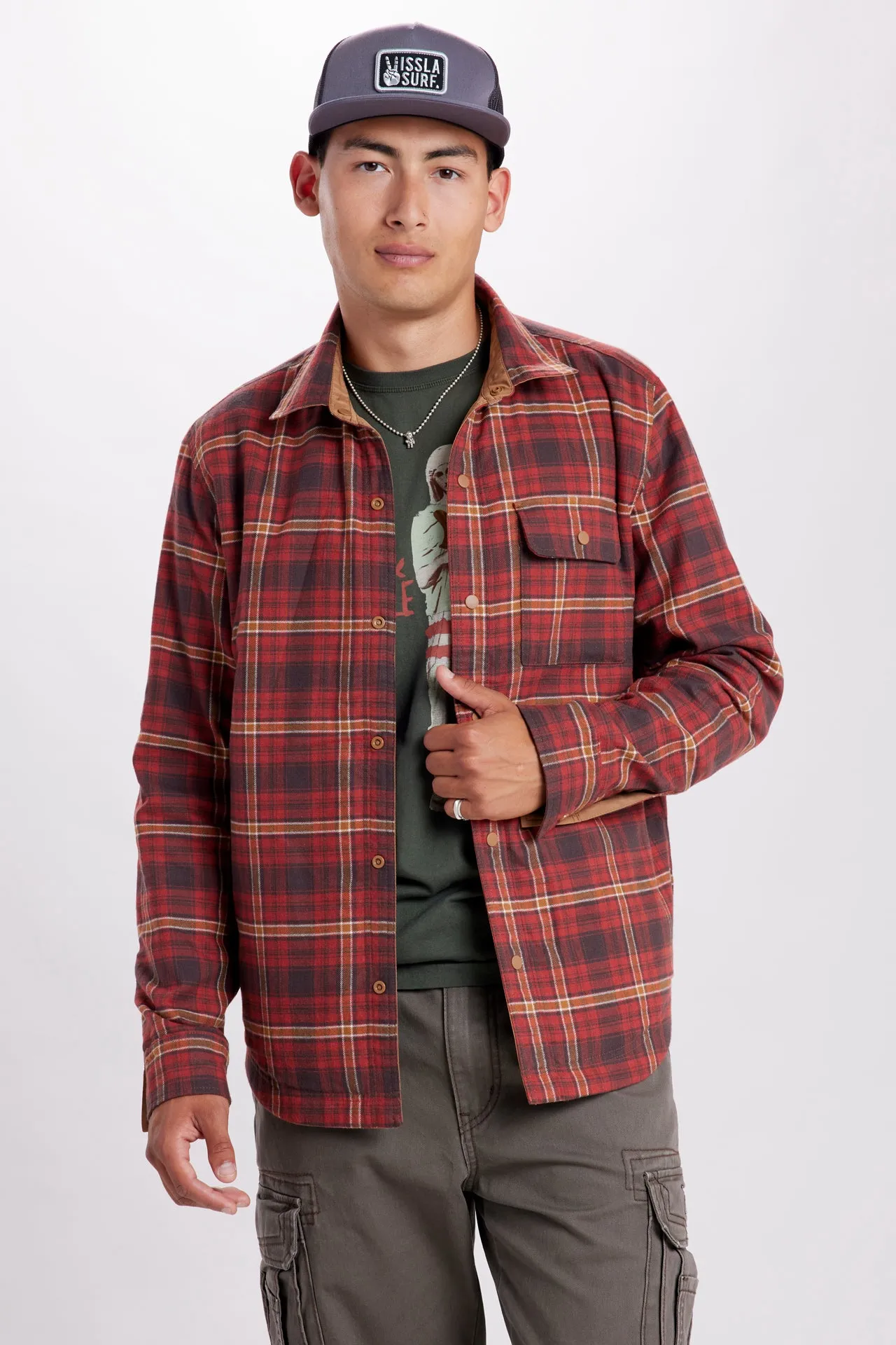 Nylon to Flannel Reversible Jacket sold by UNIONBAY product image thumbnail 2