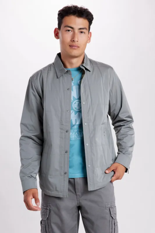 Nylon to Flannel Reversible Jacket sold by UNIONBAY