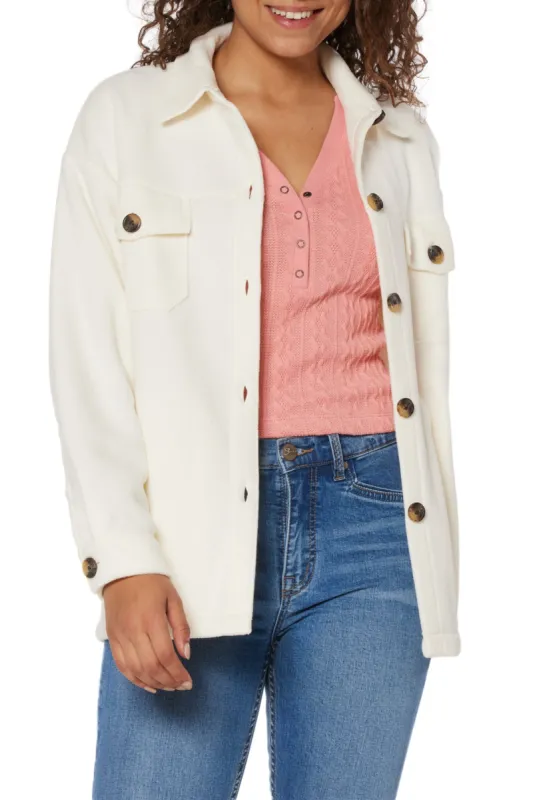 Carleen Fleece Shirt Jacket sold by UNIONBAY