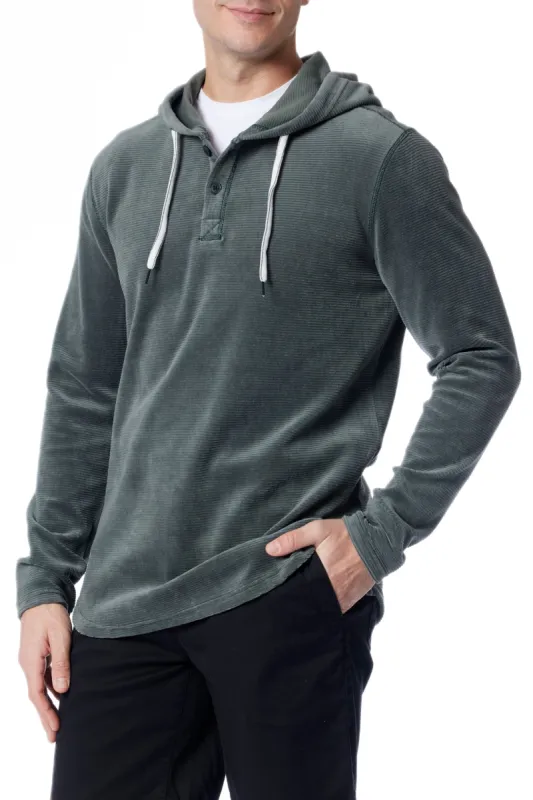Shaw Knit Corduroy Hoodie sold by UNIONBAY
