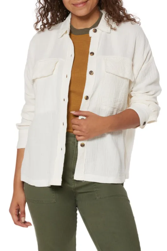 Liz Gauze Button-Up Shirt sold by UNIONBAY