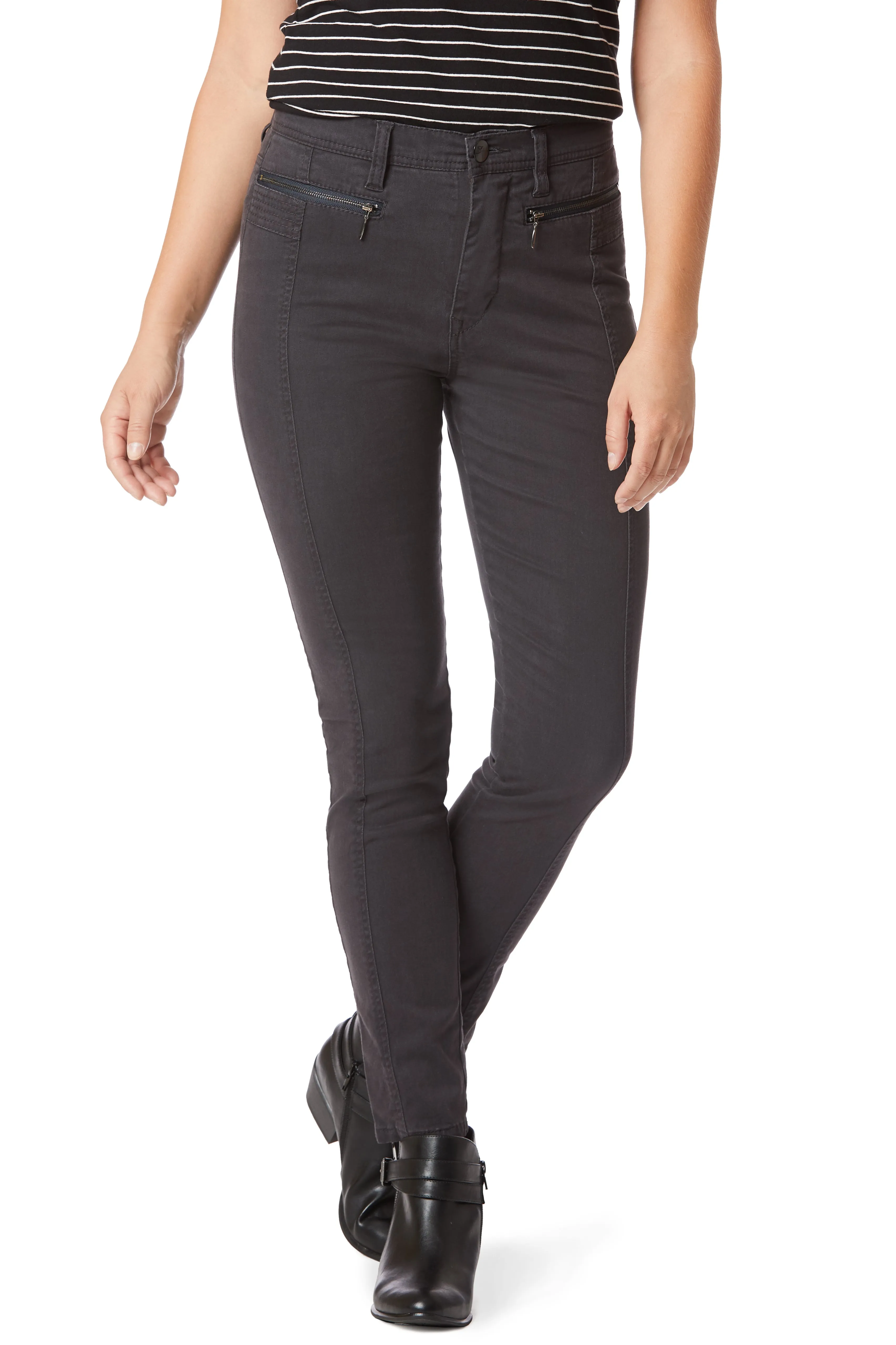 Caryl Twill Moto Skinny Pant sold by UNIONBAY