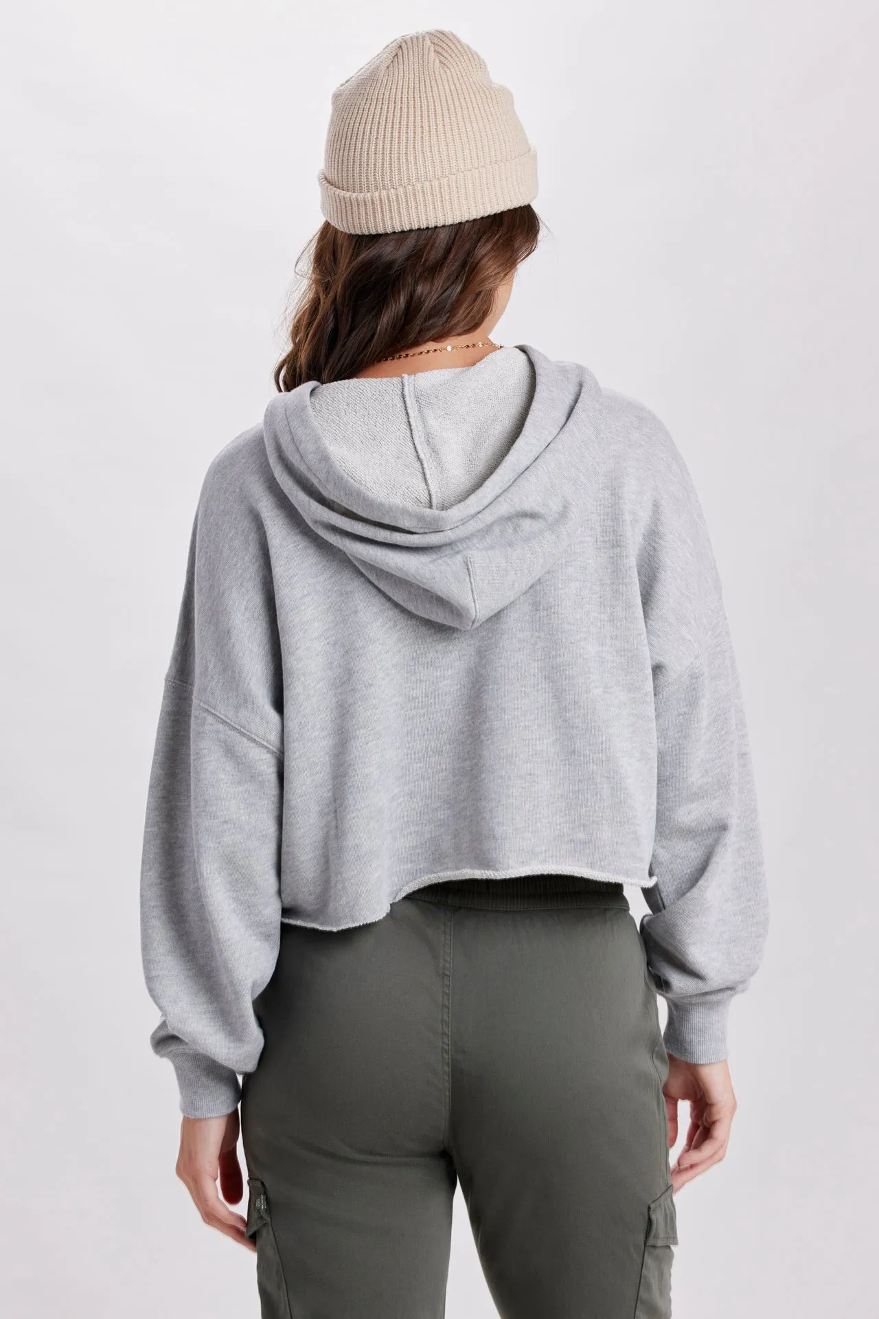 Izzy Logo Cropped Hoodie sold by UNIONBAY product image thumbnail 3