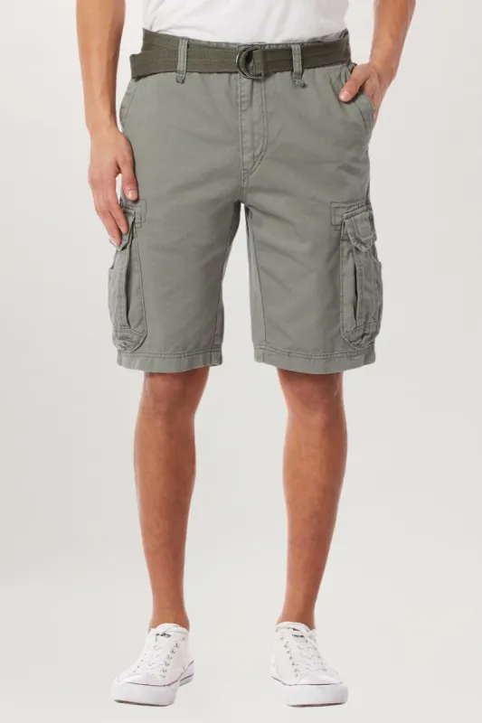 Survivor Mens Belted Cargo Shorts sold by UNIONBAY