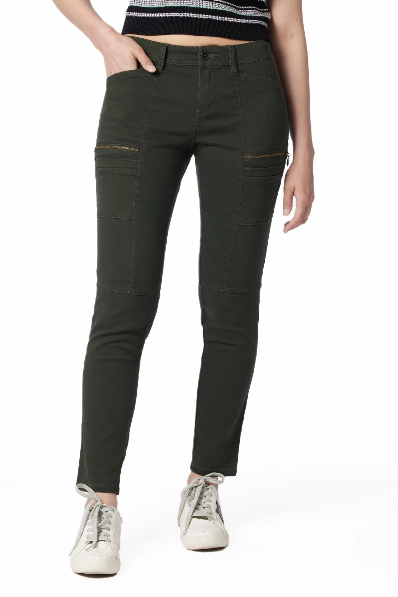 Claire Skinny Zip Cargo Pant sold by UNIONBAY