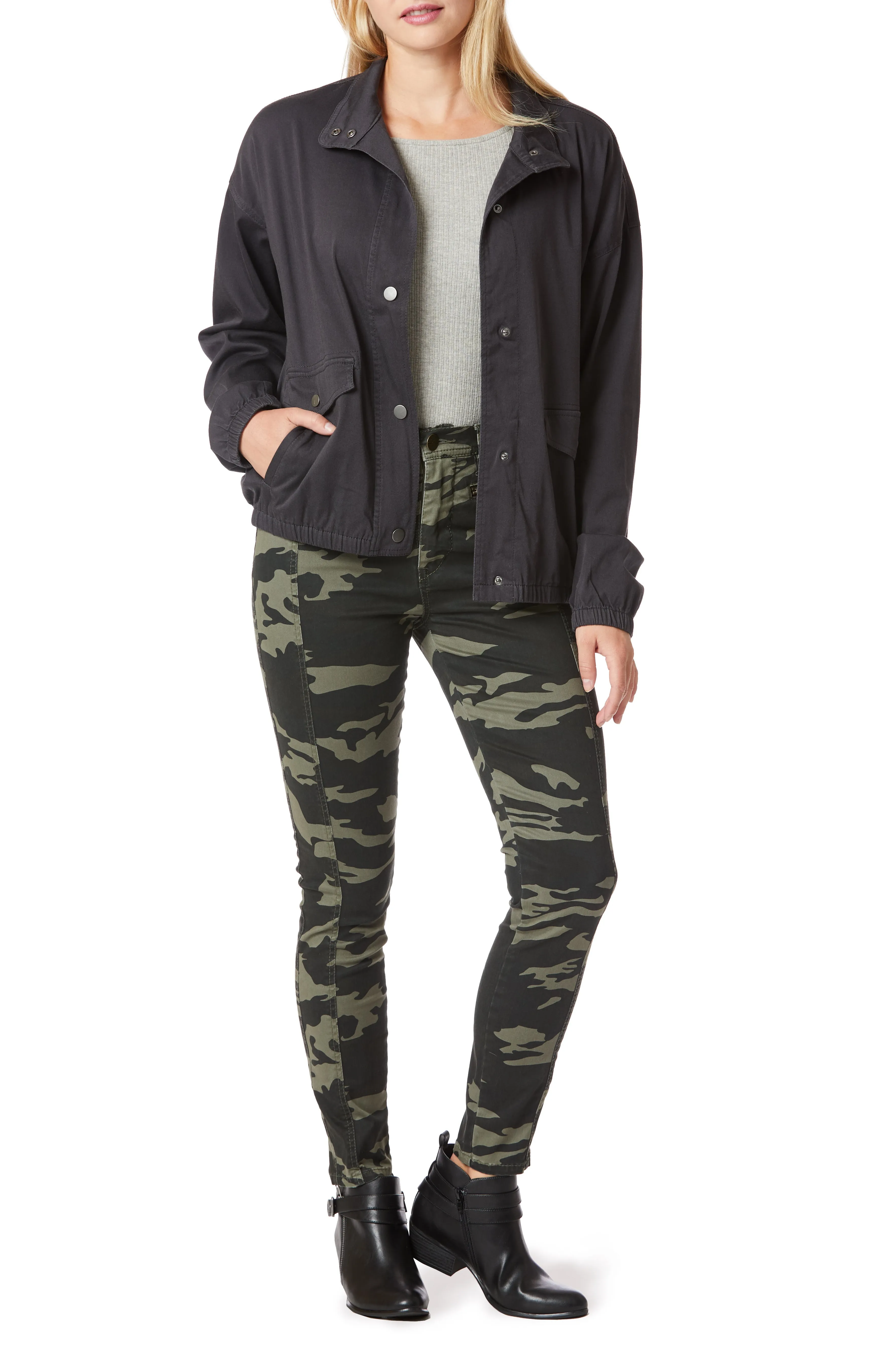 Edna Soft Sateen Jacket sold by UNIONBAY product image thumbnail 2