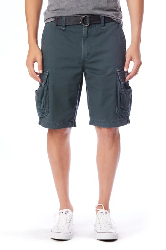 Survivor Mens Belted Cargo Shorts sold by UNIONBAY