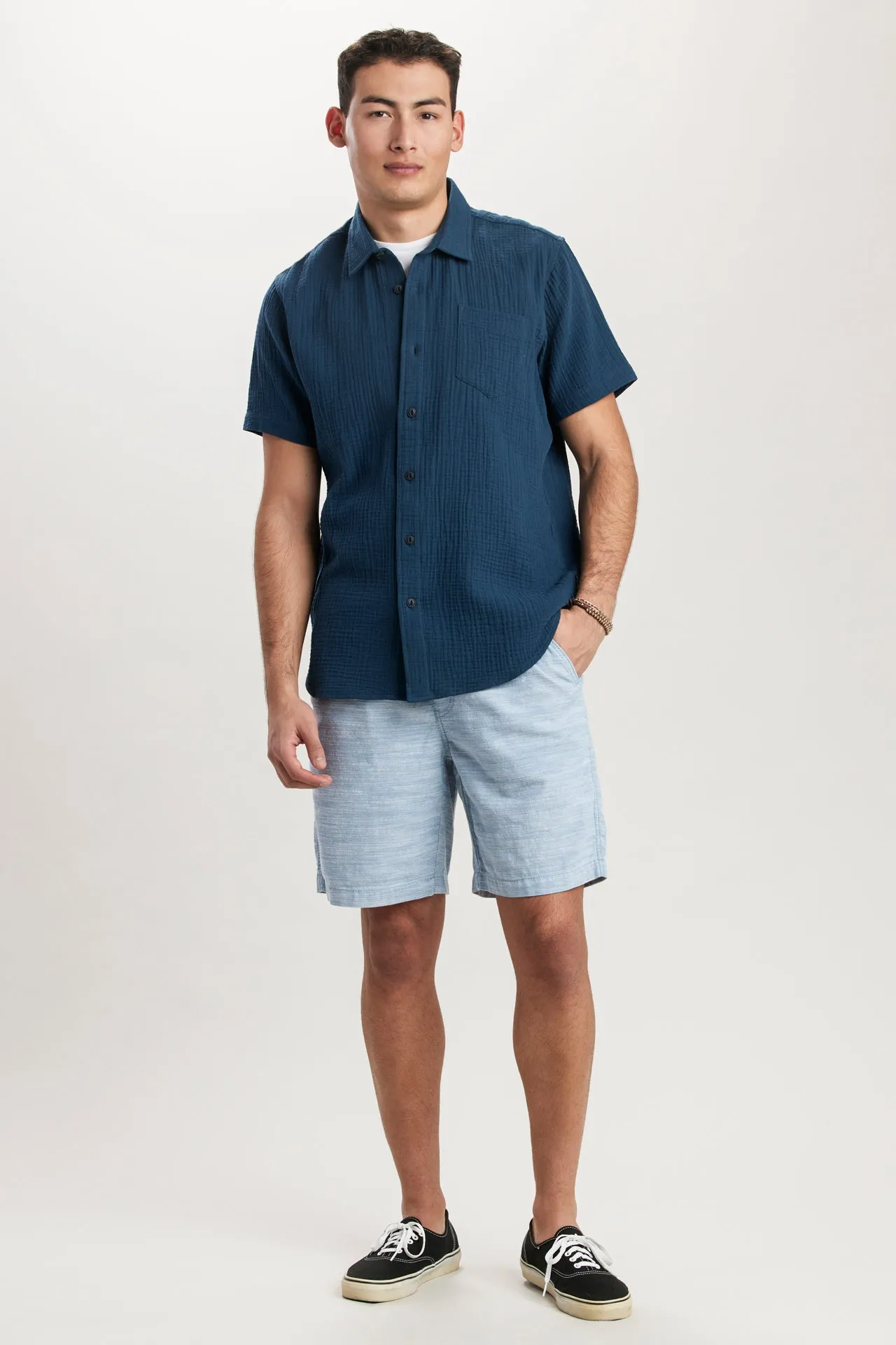 Bradley Gauze Button-Up Shirt sold by UNIONBAY product image thumbnail 2