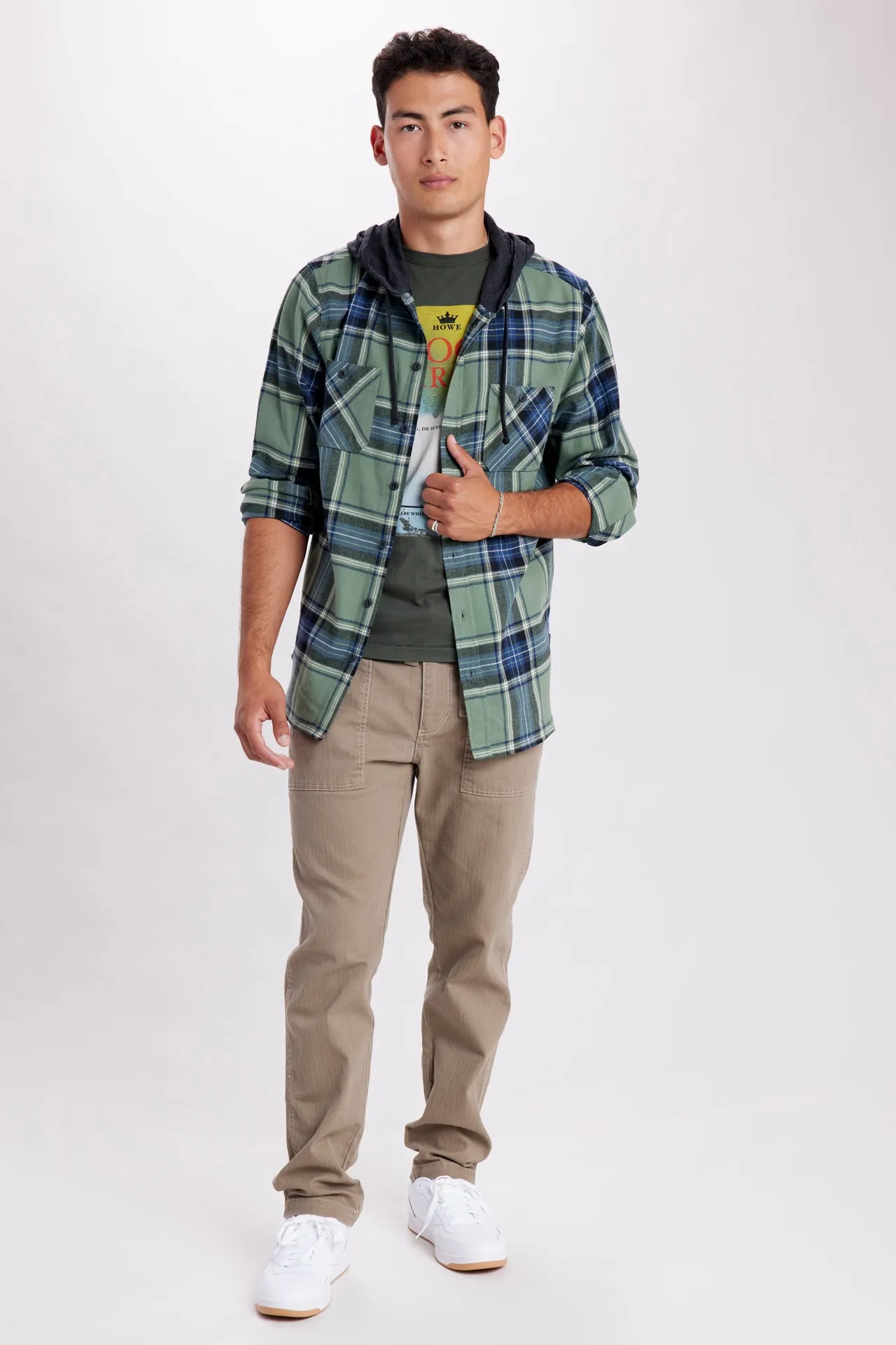 Switchback Flannel Hoodie sold by UNIONBAY product image thumbnail 2