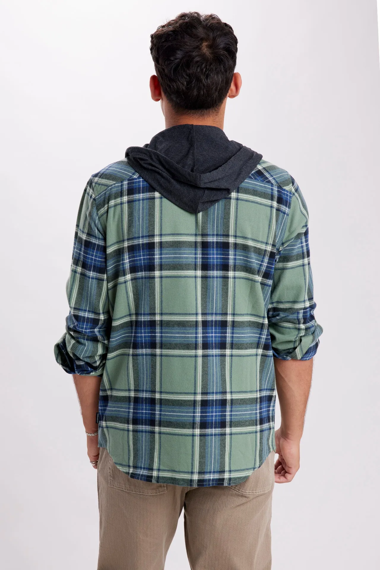 Switchback Flannel Hoodie sold by UNIONBAY product image thumbnail 3