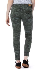 Claire Camo Skinny Zip Cargo Pant sold by UNIONBAY