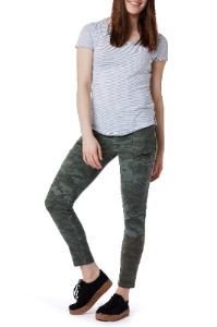 Claire Camo Skinny Zip Cargo Pant sold by UNIONBAY