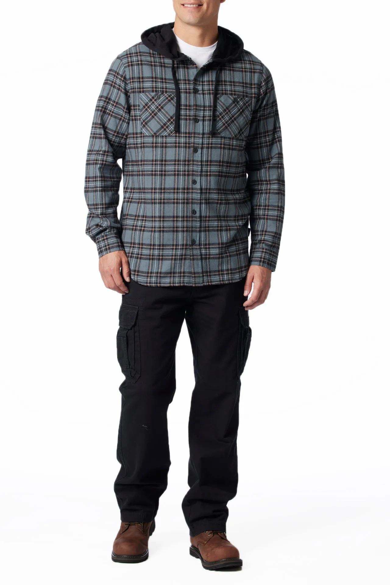 Switchback Flannel Hoodie sold by UNIONBAY product image thumbnail 2
