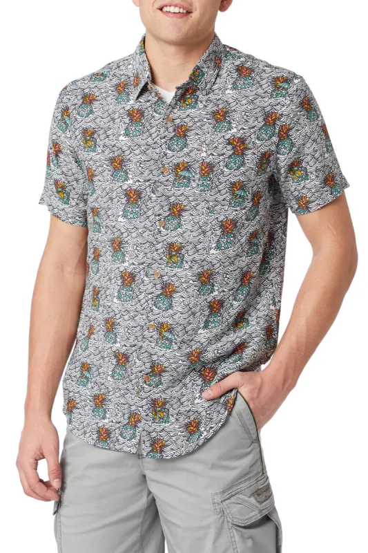 Poolside Rayon Button-Up Shirt - Big and Tall sold by UNIONBAY